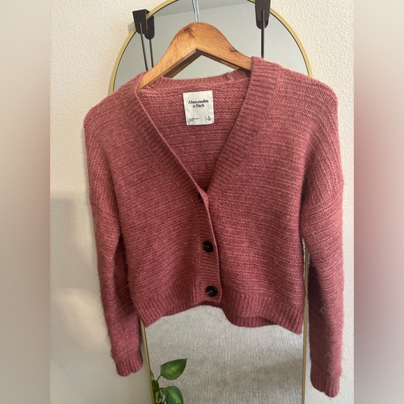Abercrombie & Fitch Women's Pink Sweater - Picture 4 of 7